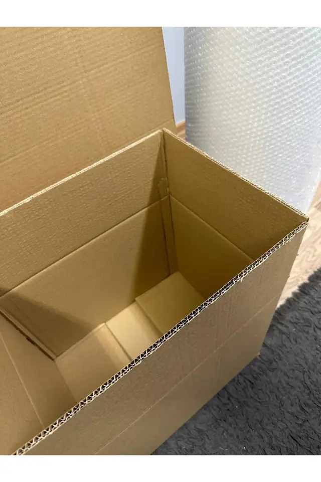 30x30x20cm Kutu Taşınma Seti, Çift Oluklu Boş Karton, Koli Bandı, 40gr. 5mt Patpat