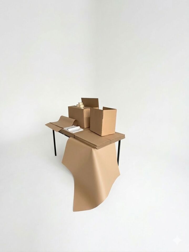 Taşınma Koli Seti 80x50x50cm (5 Adet) / 40x30x30cm (10 Adet) / Bant / Kraft / Pelur