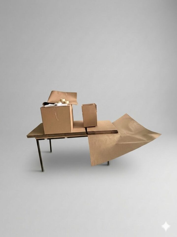 Taşınma Koli Seti 80x50x50cm (5 Adet) / 70x40x40cm (5 Adet) /40x30x30cm (5Adet) / Bant / Kraft / Pelur