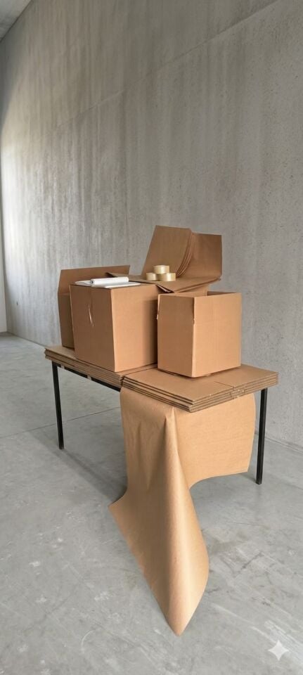 Taşınma Koli Seti 80x50x50cm (5 Adet) / 70x40x40cm (5 Adet) /40x30x30cm (5Adet) / Bant / Kraft / Pelur