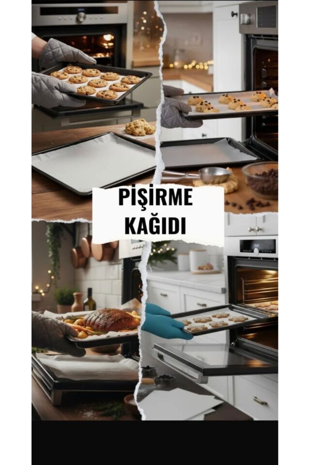 40x30 Cm Hazır Kesilmiş Pişirme Kağıdı