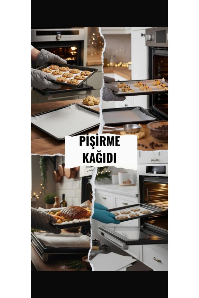 60X40 Cm Hazır Kesilmiş Pişirme Kağıdı