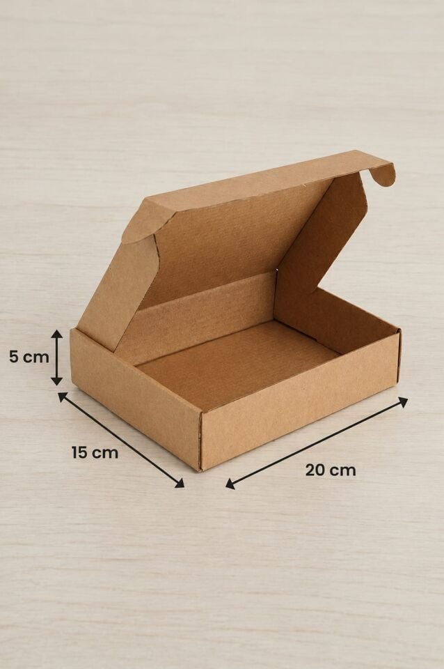 20x15x5 Cm Kilitli E-Ticaret Kargo Kutusu