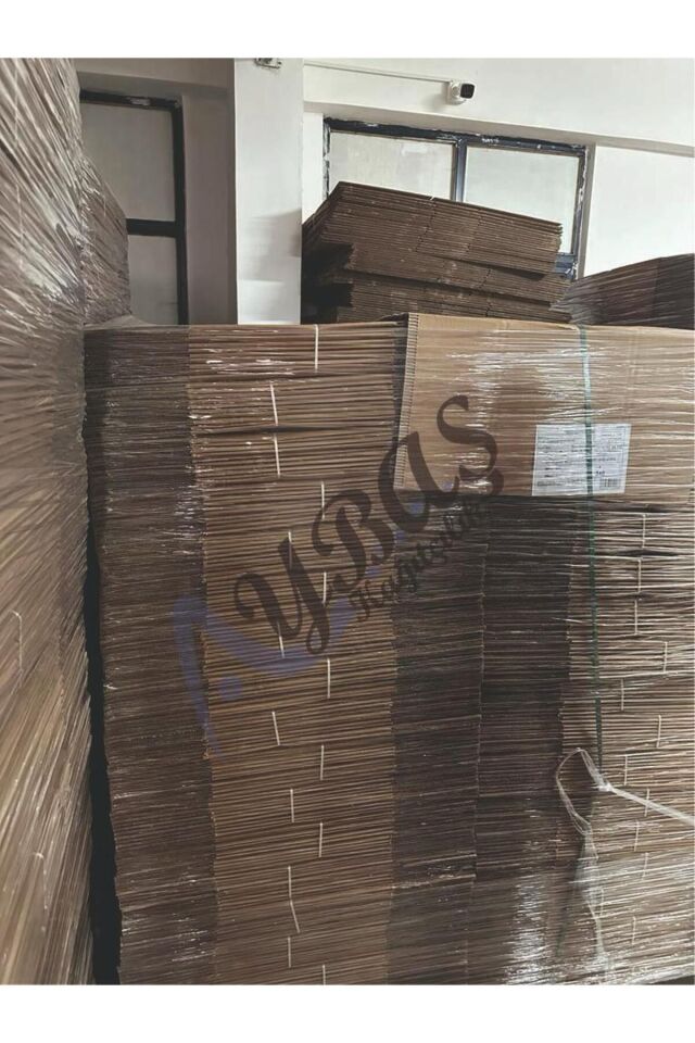 80x50x50 Koli Kutu Taşınma Seti, Çift Oluklu Boş Karton, 1.Adet Koli Bandı, 40 gr. 5mt Patpat