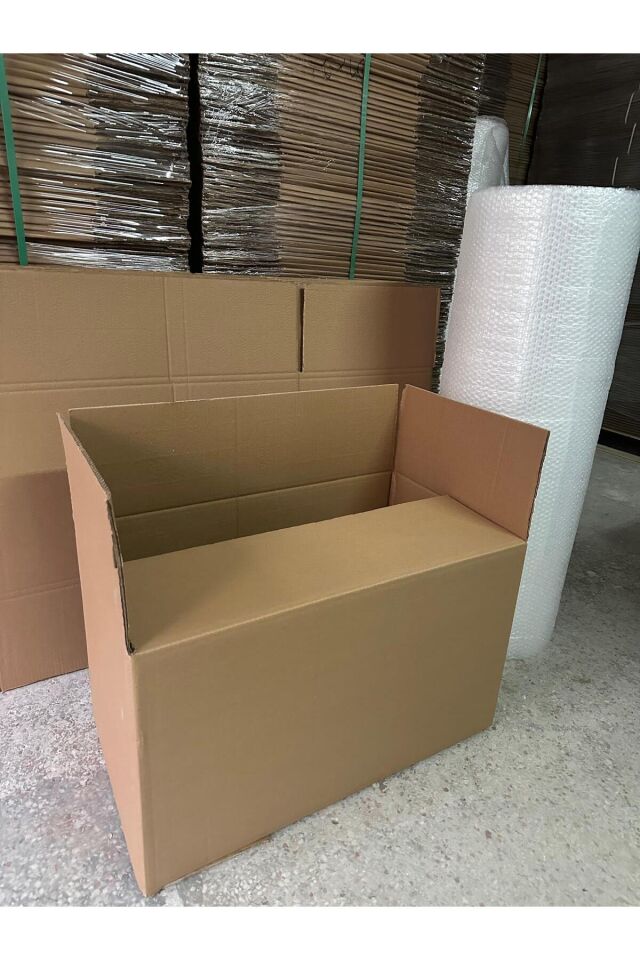 70x40x40 cm Dopel / Çift Oluklu Taşıma Kolisi