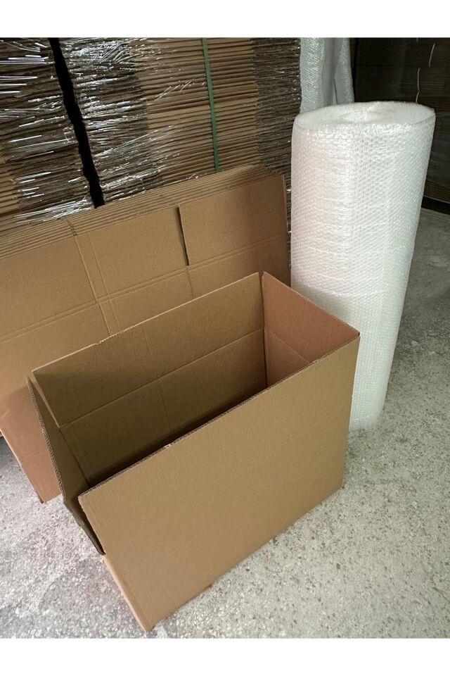 70x40x40 cm Dopel / Çift Oluklu Taşıma Kolisi