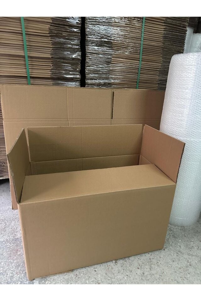 70x40x40 cm Dopel / Çift Oluklu Taşıma Kolisi