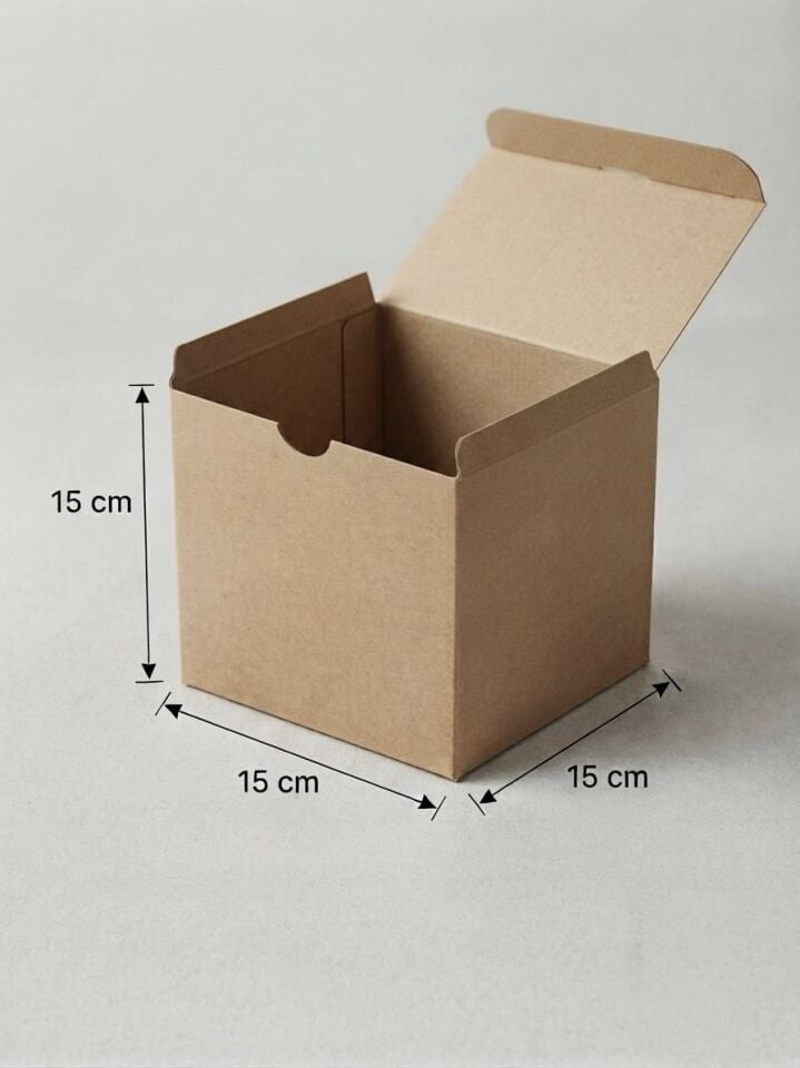 15x15x15 Cm Kilitli E-Ticaret Kargo Kutusu
