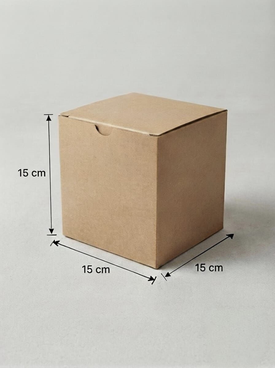 15x15x15 Cm Kilitli E-Ticaret Kargo Kutusu