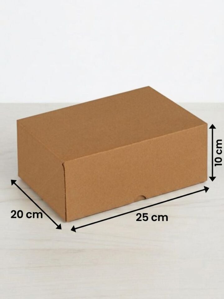 25x20x10 Cm Kilitli E-Ticaret Kargo Kutusu